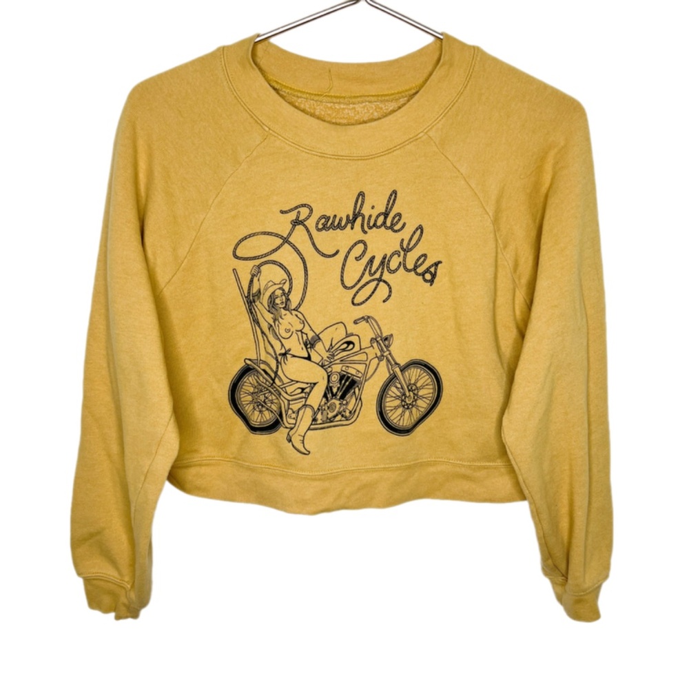 Rawhide Cycles | Rawhide Rodeo Queen Crop Crewneck Medium - Picture 2 of 8